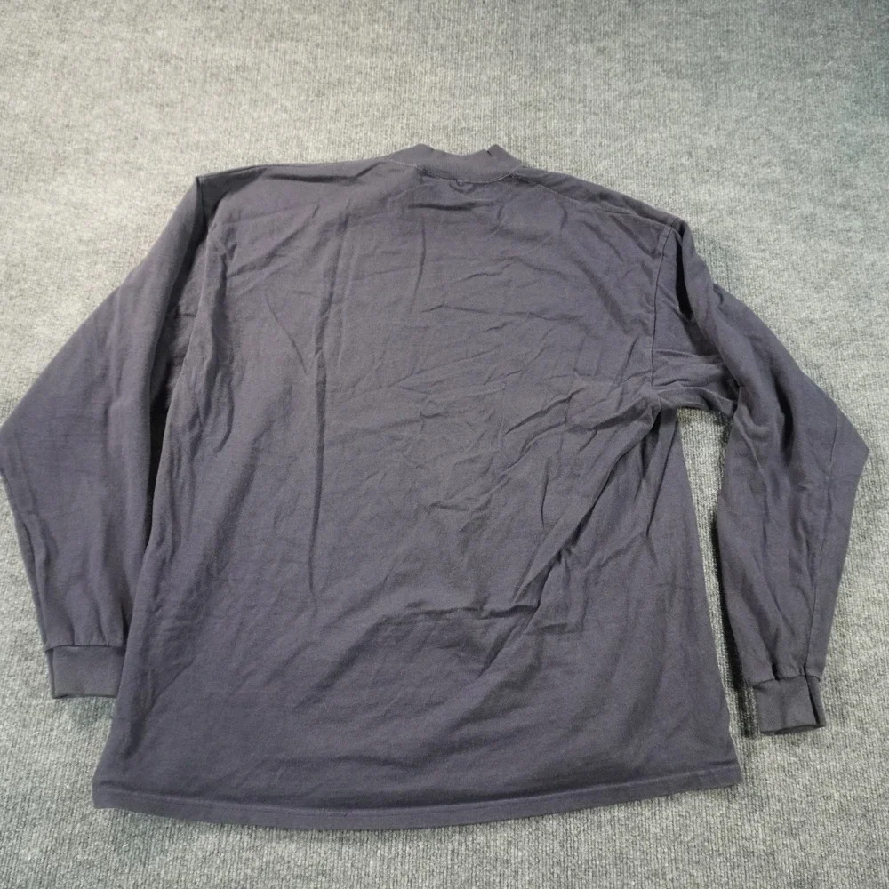 Adidas New York Yankees Shirt Mens XXL Navy Blue Mock Neck Long Sleeve MLB Logo